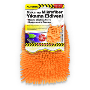 Automix Makarna Mikrofiber Oto Yıkama Eldiveni - Yıkama Eldiveni