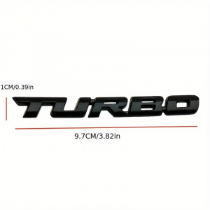 3D Metal Turbo METAL Arma - Arma & Sticker