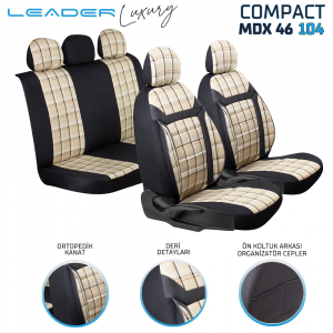 LEADER COMPACT / Universal Oto Koltuk Kılıfı - Binek