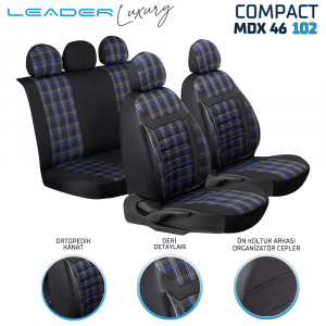 LEADER COMPACT / Universal Oto Koltuk Kılıfı - Binek