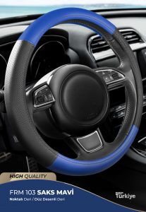 Wimbledon Eco Oto Geçmeli Direksiyon Kılıfı - Deri / Delikli Deri - Geçmeli