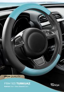 Wimbledon Eco Oto Geçmeli Direksiyon Kılıfı - Deri / Delikli Deri - Geçmeli