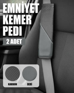 ComfortDrive Emniyet Kemer Pedi Seti - Boyun ve Omuz Koruyucu Kemer Pedi 2'li Paket - Kemer Kılıfı