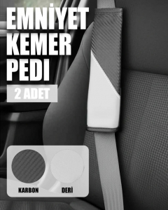 ComfortDrive Emniyet Kemer Pedi Seti - Boyun ve Omuz Koruyucu Kemer Pedi 2'li Paket - Kemer Kılıfı