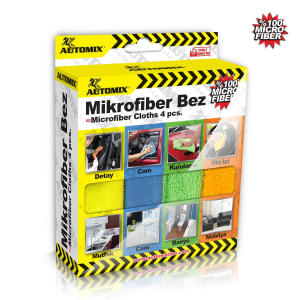 Automix 4Lü Mikrofiber Bez - Mikrofiber Bez