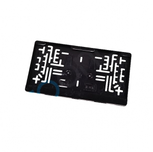 Plastik Plaka Altlığı Siyah (KARE) 25 X 17.5 CM / 1 Adet - Plastik Plakalık