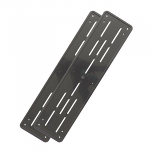 Lüx İnce Siyah Plaka Altlığı / 1 Adet - Plastik Plakalık