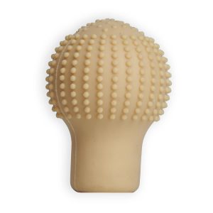 Masajlı Silikon Vites Topuzu Kılıfı Bej - Vites Silikonu