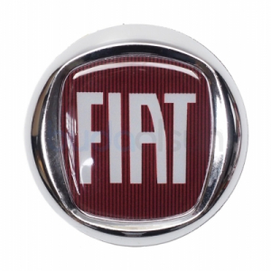 Nikel Kırmızı Fiat Arma Zum / 7.5 Cm - Arma & Sticker