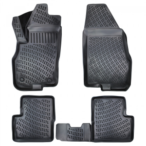 Rizline Fiat Punto  Evo / 3D Tam Uyumlu Havuzlu Paspas - Tam Uyumlu Paspas (Sahler-Rizline-Lider)