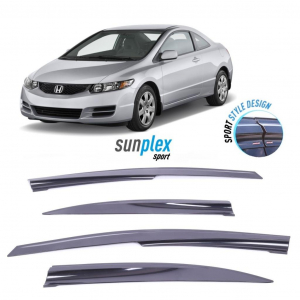 Honda Civic (2007-2012) Cam Rüzgarlığı - 4Lü / Sunplex - Cam Rüzgarlığı