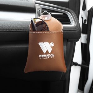 Araç İçi Telefon Tutucu - Organizer - Kese / Kahverengi / 12 cm X 17.5 cm - Telefon Tutucu