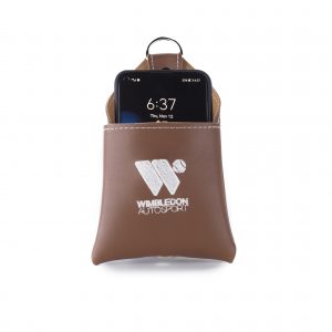 Araç İçi Telefon Tutucu - Organizer - Kese / Kahverengi / 12 cm X 17.5 cm - Telefon Tutucu