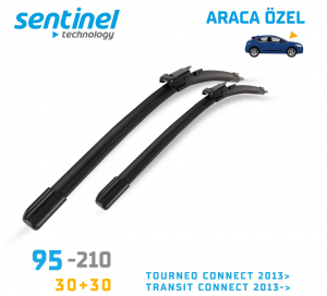 Sentinel ÖN Silecek Takım - Tourneo Connect 2013>>> / Transıt Connect 2013>>> / 760mm 760mm - Araca Özel Ön Silecek TAKIM