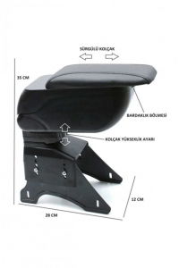 Sürgülü Kolçak Ayarlı /Siyah - Kolçak