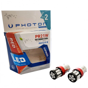 Photon P21W Red (Kırmızı) 93 Ph7219 R - Stop-Gündüz Led