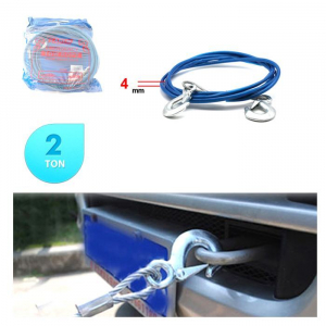 Carub Çekme Halatı 2 Ton Çelik İzoleli 2.60Mt - Çeki Halatı