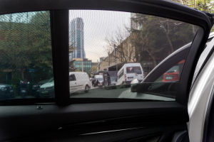 Automix Geçme Yan Cam File Perde Universal 1 Adet - Yan Güneşlik