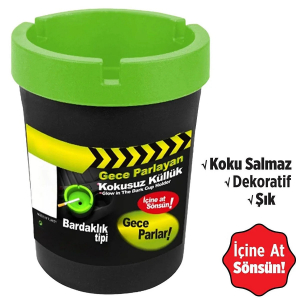 Automix Gece Parlayan Küllük Yeşil - Küllük