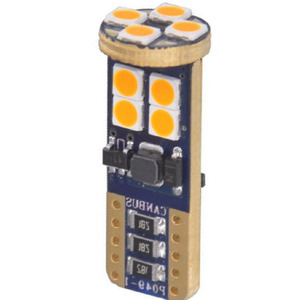 T10 Dipsiz Canbuslu Park Ampulü 12 Ledli – Turuncu - Park LED