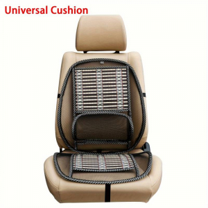 Bel Destekli Ergonomik File&Bambu Tam Boy Minder / Siyah - Bel Desteği