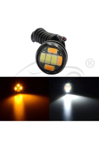 Ayna Altı Kartal Gözü Led Civatalı – Çift Renk (Beyaz + Turuncu) 2 Adet - Kartal Gözü