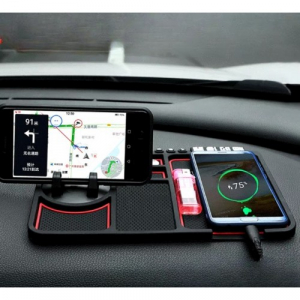 Torpido Üstü Numaratörlü Telefon Tutucu Kaydırmaz Mat - Kaydırmaz Ped