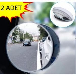 Wimbledon Çerçevesiz Ayarlanabilir Kör Nokta Aynası 2 li - Yan Ayna Üstü - Kör Nokta