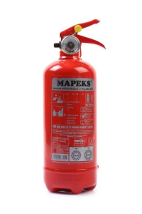 Mapeks 1 KG Yangın Söndürücü Oto Muayene Uyumlu Araç Yangın Tüpü - Yangın Tüpü