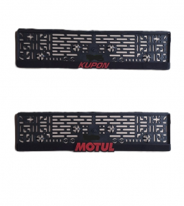 Plastik Plaka altlığı Pleksi şerit 53 Cm X 13 Cm /  2 Adet - Plastik Plakalık