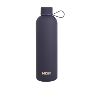 Noki Lacivert Çelik Matara Vidalı Kapak Soft Touch / 730 ML - Çelik Termos