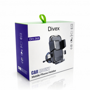 Divex Araç İçi Telefon Tutucu 360° Dönebilen Universal Telefon Standı - Telefon Tutucu