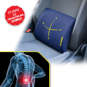 Automix Süper All Fit Bel Destek Yastığı - %100 Visko - Bel Desteği