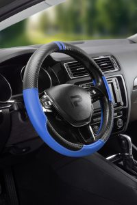 Oto Lüks Geçmeli Çift Yüzüklü Spor Direksiyon Kılıfı - 10 Renk - Geçmeli