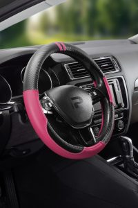 Oto Lüks Geçmeli Çift Yüzüklü Spor Direksiyon Kılıfı - 10 Renk - Geçmeli