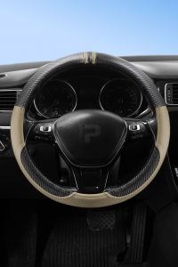 Oto Lüks Geçmeli Çift Yüzüklü Spor Direksiyon Kılıfı - 10 Renk - Geçmeli