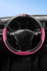 Oto Lüks Geçmeli Çift Yüzüklü Spor Direksiyon Kılıfı - 10 Renk - Geçmeli