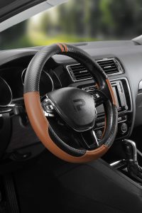 Oto Lüks Geçmeli Çift Yüzüklü Spor Direksiyon Kılıfı - 10 Renk - Geçmeli