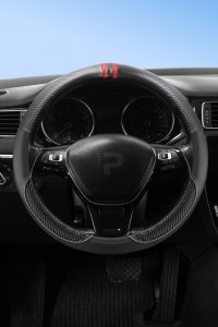 Oto Lüks Geçmeli Çift Yüzüklü Spor Direksiyon Kılıfı - 10 Renk - Geçmeli