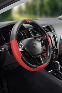 Oto Lüks Geçmeli Çift Yüzüklü Spor Direksiyon Kılıfı - 10 Renk - Geçmeli