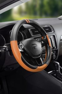 Oto Lüks Geçmeli Çift Yüzüklü Spor Direksiyon Kılıfı - 10 Renk - Geçmeli