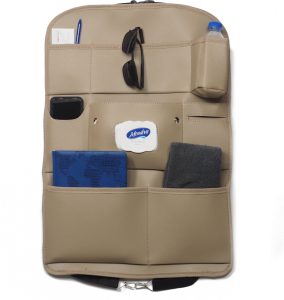 Wimbledon Oto Koltuk Arkası Düzenleyici Deri Organizer 44 X 62 CM  / 1 Adet - Koltuk Arkası Organizer