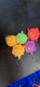 Silikon Kafa Işıklı Anahtarlık - Anahtarlık