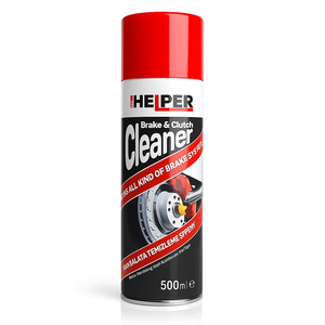 Helper Fren Balata Temizleyici Sprey 500ml | Hızlı Kuruyan Yağ ve Kir Sökücü - Balata Temizleme Spreyi