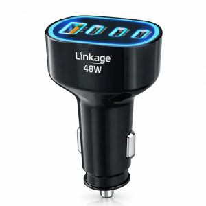 Linkage LNC-03 ACC 4'lü PD Hızlı Çakmaklık Şarj Aleti 48W - Çakmaklık Şarj Aleti