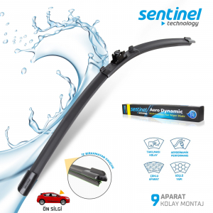 Sentinel Universal Aparatlı Muz Silecek Süpürgesi - 480mm / 1 Adet - Aparatlı Silecek