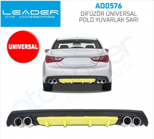 Difüzör Üniversal Polo Yuvarlak Sarı - Difüzör
