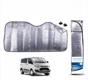 Minibüs Boy Güneşlik Elyaf Ön Cam 70Cm X 140Cm / Silver (Krom) - Ön Güneşlik