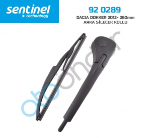 Sentinel Kollu Arka Silecek / DACIA DOKKER 2012->  / 260mm - Kollu Arka Silecek