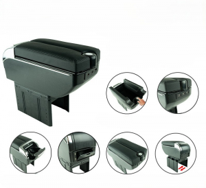 Wimbledon 7 USB Kolçak Kol Dayama Çift Açılır / SİYAH - Kolçak